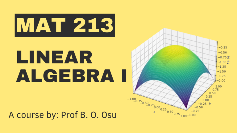 Linear Algebra – Fundamentals & Applications